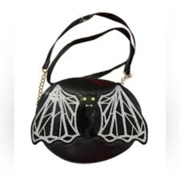 Betsey Johnson Handbags - Betsey johnson bat whitchy crossbody nwt halloween costume